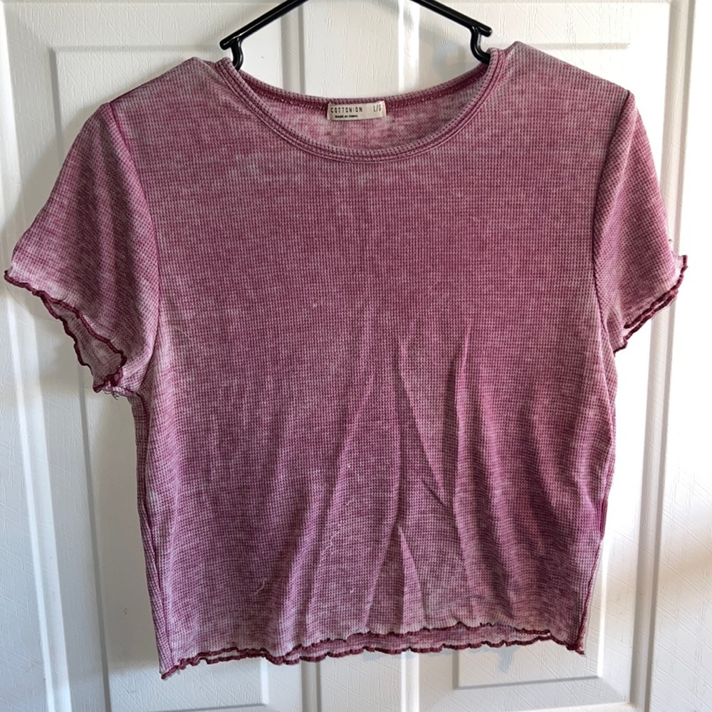 Maroon Cotton On Crop Top